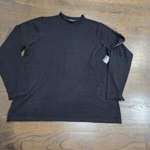 NWT Liverpool Black Long Sleeve Kniteed Top Sz.XL